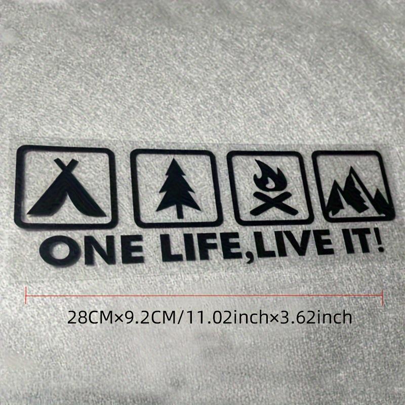 Outdoor Camping Icons Vinyl Sticker - Only Once in a Lifetime Standard
Outdoor Camping Icons Vinyl Sticker - Only Once in a Lifetime Standard