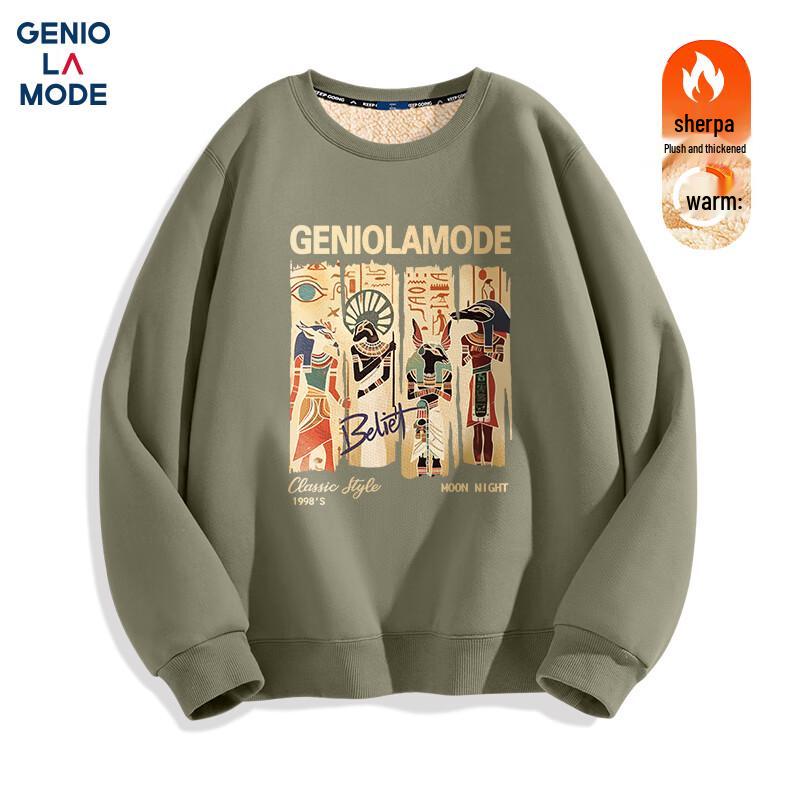 GENIOLAMODE Men s Heavy Lamb Fleece Lined Crew Neck Sweatshirt 3XL
GENIOLAMODE Men s Heavy Lamb Fleece Lined Crew Neck Sweatshirt 3XL