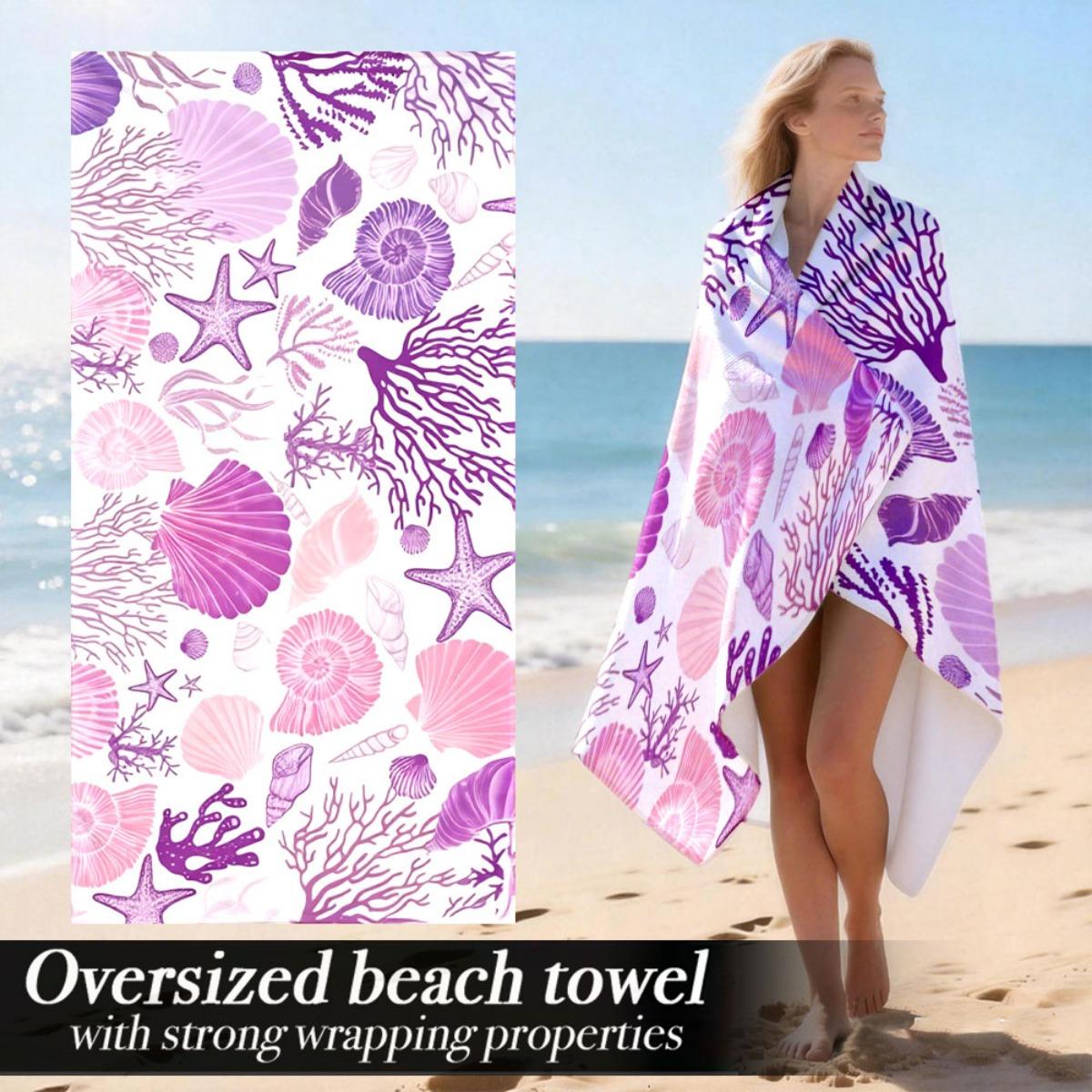 Pink Ocean Life Oversized Beach Towel – Soft & Plush, Vibrant Sea Design, Perfect for Camping & Swimming Use 90x180cm W30*H60(CM)
Pink Ocean Life Oversized Beach Towel – Soft & Plush, Vibrant Sea Design, Perfect for Camping & Swimming Use 90x180cm W30*H60(CM)