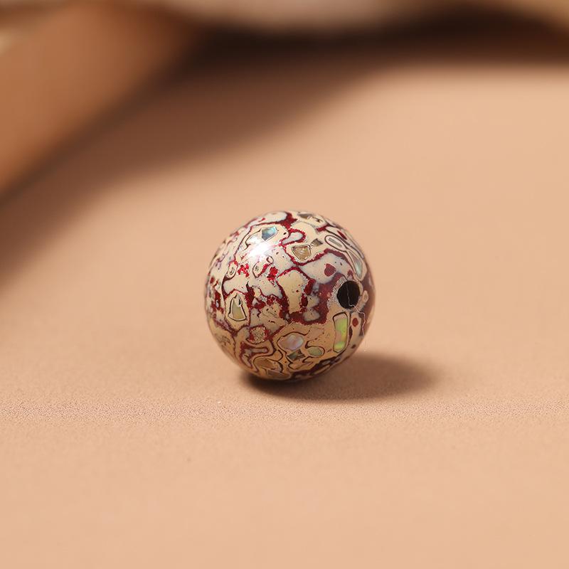 Mother-of-Pearl Handmade Lacquer Bead Bracelet – Buddhist Jewelry with Cultural Heritage Design.
Mother-of-Pearl Handmade Lacquer Bead Bracelet – Buddhist Jewelry with Cultural Heritage Design.