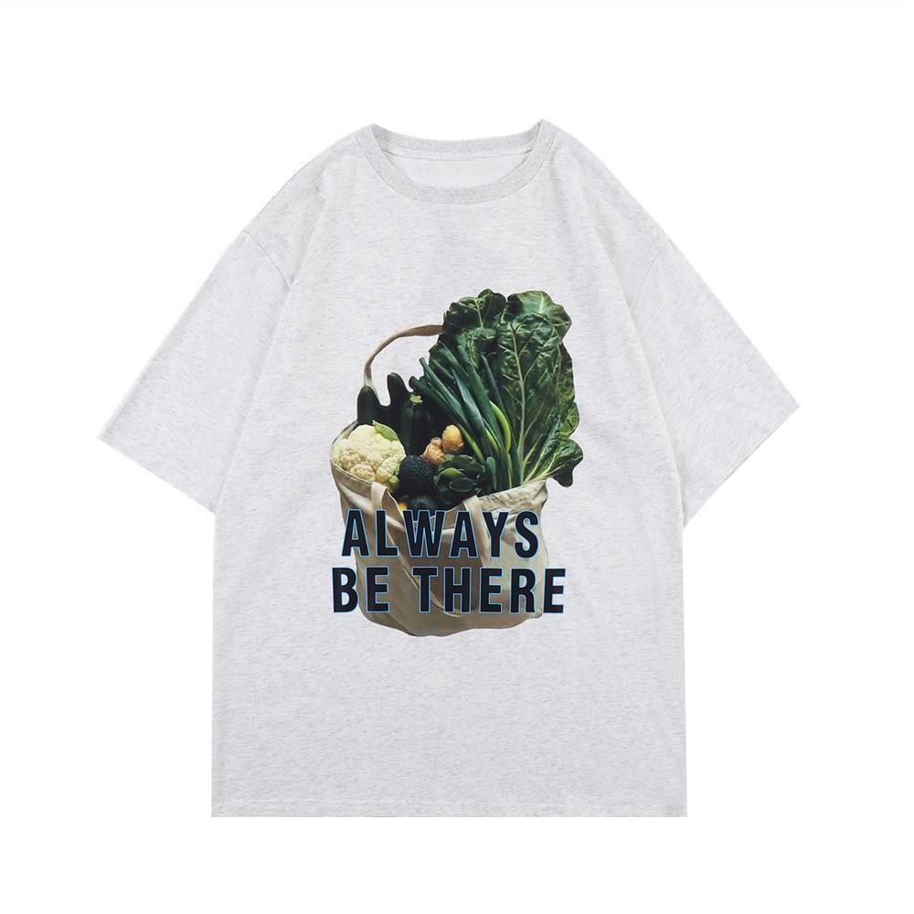 Europeanstyle Retro Vegetableprinted Personalized Versatile and Loosefitting Tshirt for Summer Suitable for Ins Posts 4XL
Europeanstyle Retro Vegetableprinted Personalized Versatile and Loosefitting Tshirt for Summer Suitable for Ins Posts 4XL