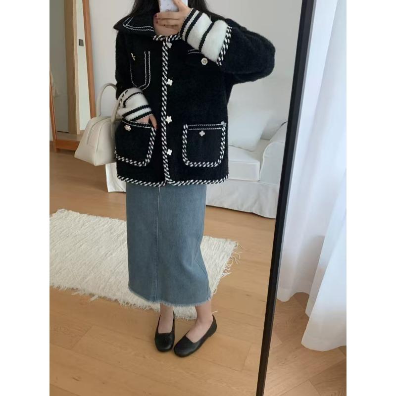 Autumn and winter new contrasting color imitation mink velvet jacket women s knitted cardigan high-end sweater women s one size fits all чёрный
Autumn and winter new contrasting color imitation mink velvet jacket women s knitted cardigan high-end sweater women s one size fits all чёрный