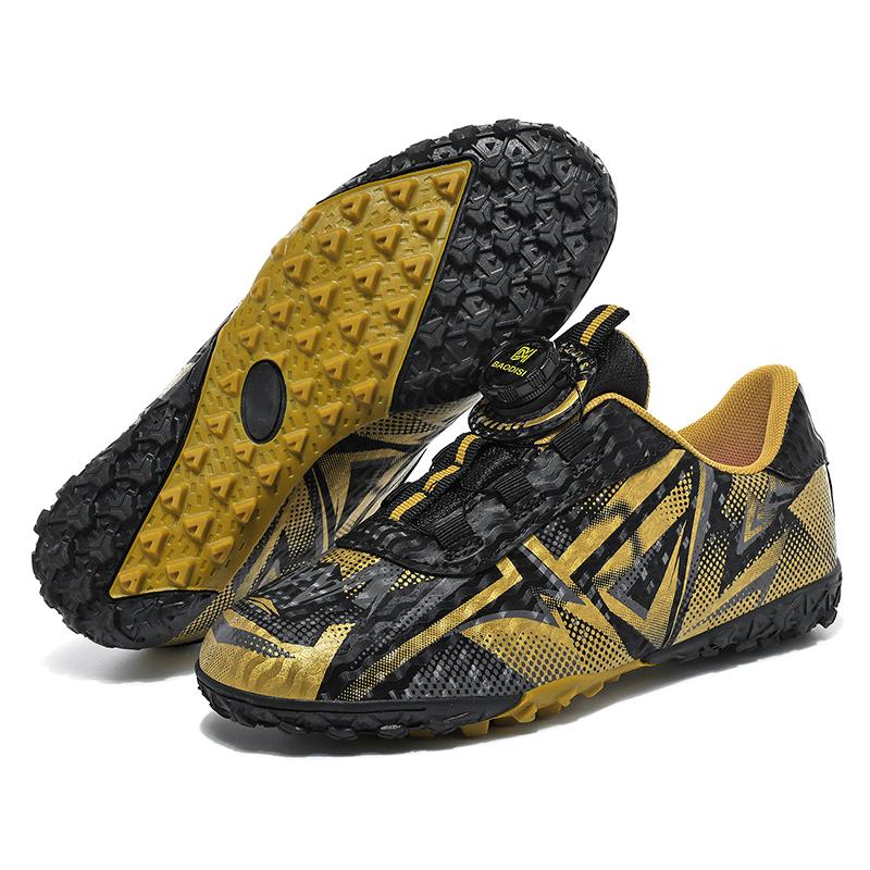 28-39 Kid s Football Shoes with Rotating Buckle and TF Soccer Shoes for Boys Artificial Turf Soccer Shoes Boys Football Shoes 28 чёрный/золотой
28-39 Kid s Football Shoes with Rotating Buckle and TF Soccer Shoes for Boys Artificial Turf Soccer Shoes Boys Football Shoes 28 чёрный/золотой