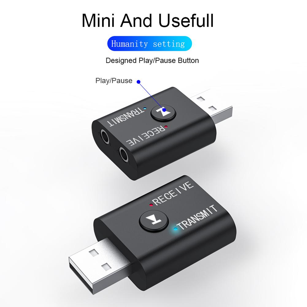 - 2 in 1 USB Bluetooth-Compatible Adapter Wireless Laptop Headset Transmitter 
- 2 in 1 USB Bluetooth-Compatible Adapter Wireless Laptop Headset Transmitter