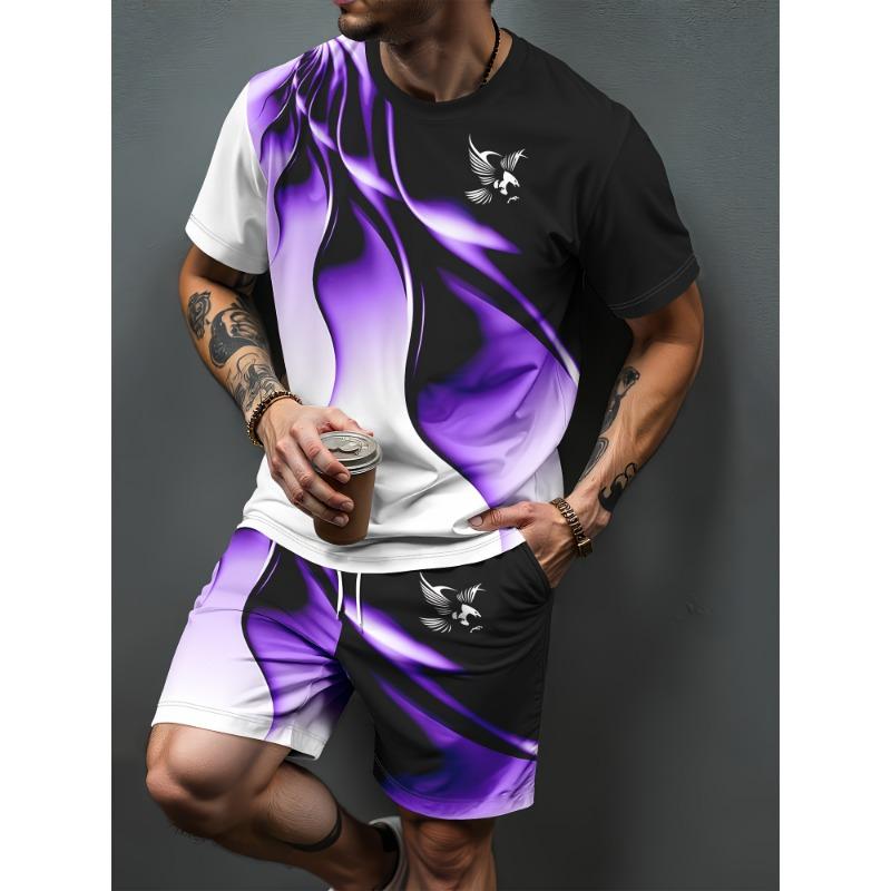 Men s summer sports suit 3D printed fashionable casual wear 5XL
Men s summer sports suit 3D printed fashionable casual wear 5XL