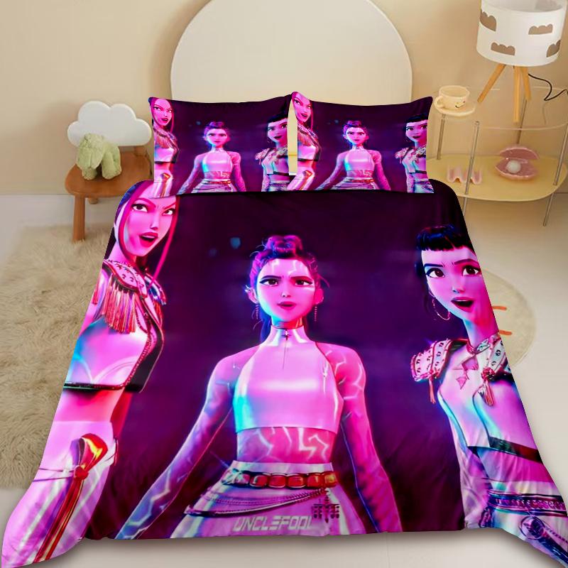 K-pop Комплект пододеяльника D-Demon H-Hunters Постельное белье Комплект пододеяльника Твин Квин Кинг с наволочкой Декор спальни Подарки EU Single 135x200cm
K-pop Комплект пододеяльника D-Demon H-Hunters Постельное белье Комплект пододеяльника Твин Квин Кинг с наволочкой Декор спальни Подарки EU Single 135x200cm