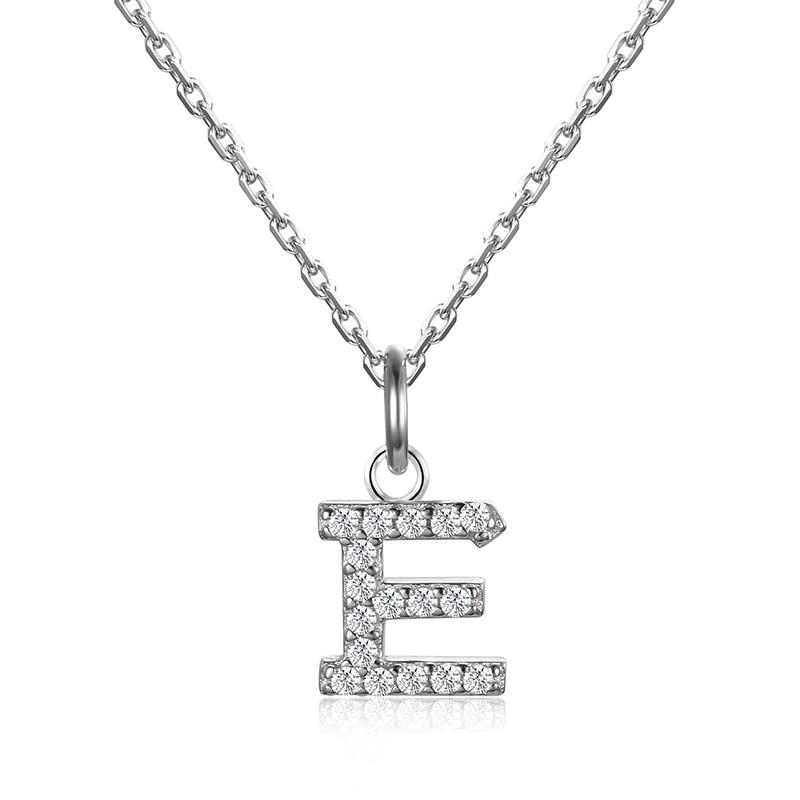 26 Letters Real Sterling Silver Pendant Necklaces For Women Chain Jewelry 925 Shiny Cubic Zircon Lovers Confession Gifts
26 Letters Real Sterling Silver Pendant Necklaces For Women Chain Jewelry 925 Shiny Cubic Zircon Lovers Confession Gifts