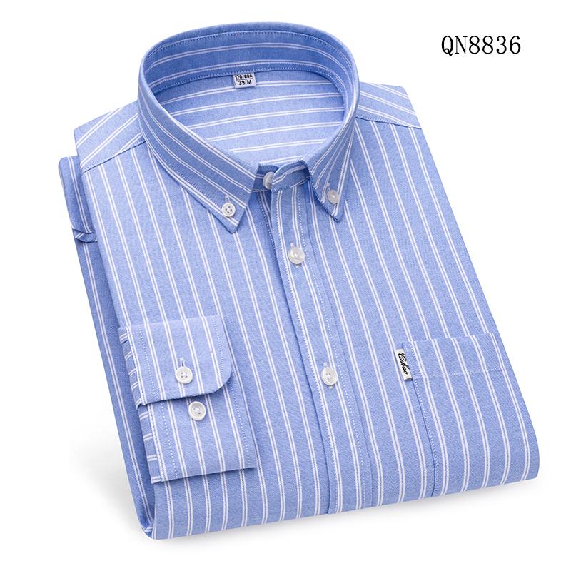 S - 6XL 100% Cotton Classic Stripes Plaid Shirts Men Long Sleeves Casual Soft Cozy Men Shirt Long Sleeve Pocket Male Clothess 40
S - 6XL 100% Cotton Classic Stripes Plaid Shirts Men Long Sleeves Casual Soft Cozy Men Shirt Long Sleeve Pocket Male Clothess 40
