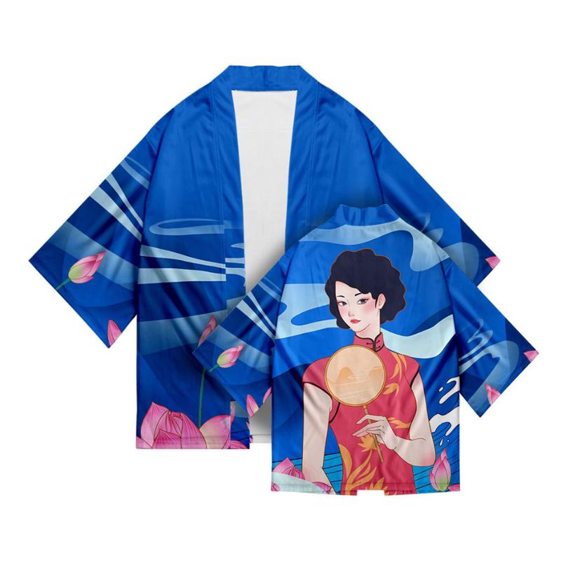 3D Tide Printed Seven Sleeve Shirt Kimono Cardigan Loose Large Size Trendy Women Jacket XXS
3D Tide Printed Seven Sleeve Shirt Kimono Cardigan Loose Large Size Trendy Women Jacket XXS