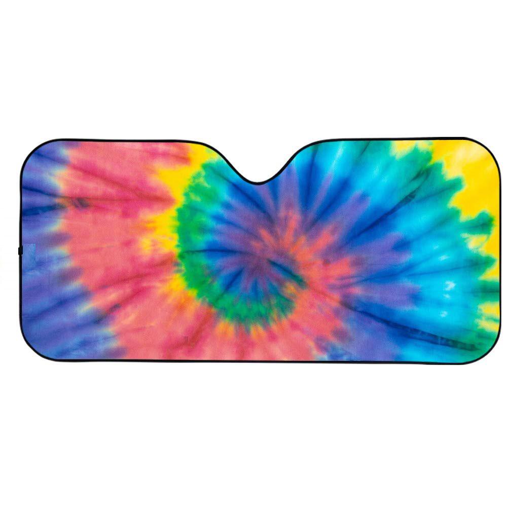 Colorful Tie-Dye Printed Aluminum Foil Front Sunshade for Cars Size 6
Colorful Tie-Dye Printed Aluminum Foil Front Sunshade for Cars Size 6
