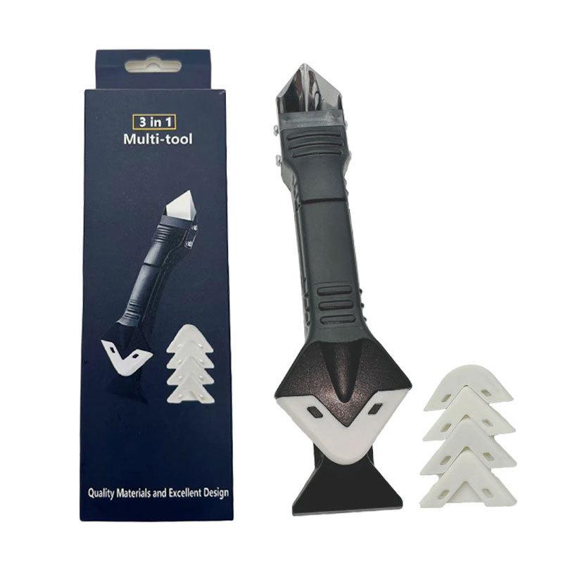 Силиконовый инструмент для заделки швов 3-в-1 с головкой из нержавеющей стали: Очиститель герметика и скребок для затирки для кухни, ванной комнаты и окон.
Силиконовый инструмент для заделки швов 3-в-1 с головкой из нержавеющей стали: Очиститель герметика и скребок для затирки для кухни, ванной комнаты и окон.