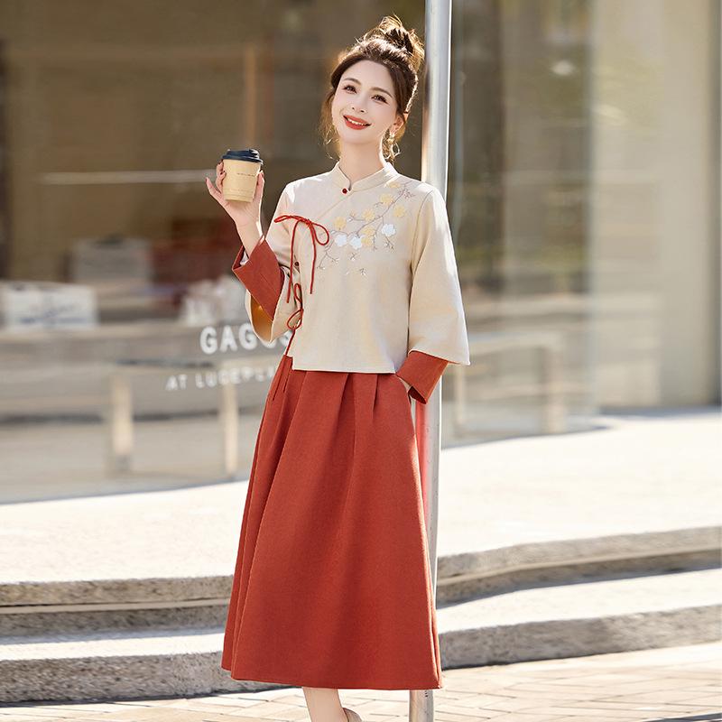 Spring 2025 New Chinese Style Embroidered Jacket & Half Skirt Two-Piece Set XXL (64-69 kg)
Spring 2025 New Chinese Style Embroidered Jacket & Half Skirt Two-Piece Set XXL (64-69 kg)