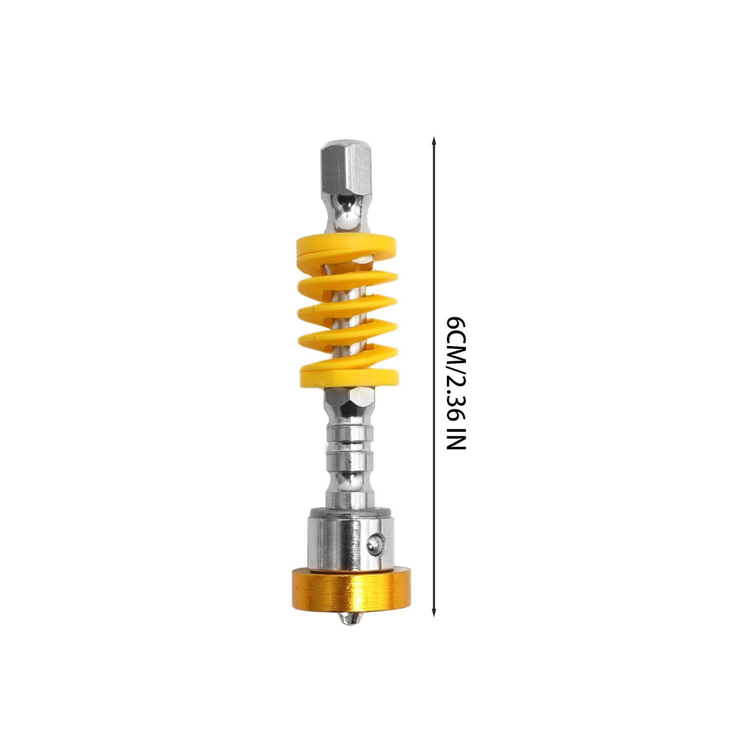 Spring-Loaded Positioning Screwdriver Bit Hex Shank Electronic Screwdriver Bit Plasterboard Drywall Screw Driver Positioning Bit (Yellow,1PCS) жовтий
Spring-Loaded Positioning Screwdriver Bit Hex Shank Electronic Screwdriver Bit Plasterboard Drywall Screw Driver Positioning Bit (Yellow,1PCS) жовтий