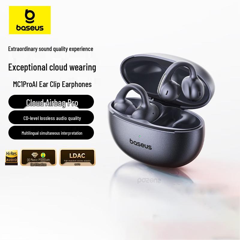 Baseus Bowie MC1 Pro AI Translation Open-Ear Bluetooth Headset
Baseus Bowie MC1 Pro AI Translation Open-Ear Bluetooth Headset