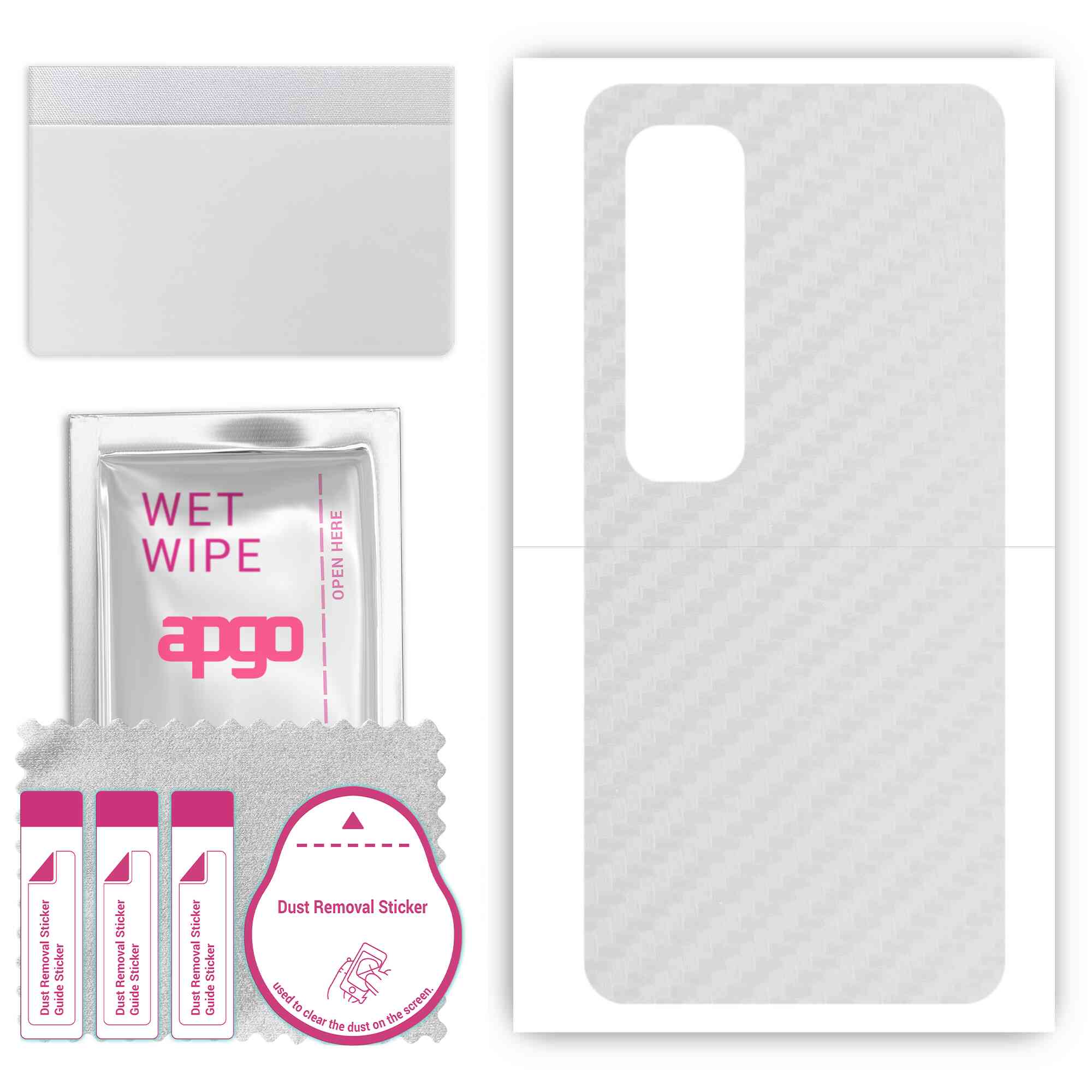 apgo Protective Skin Sticker for the back compatible with Xiaomi Mi 10 Ultra, Wrap Film, Foil, Vinyl - Pattern Transparent Carbon
apgo Protective Skin Sticker for the back compatible with Xiaomi Mi 10 Ultra, Wrap Film, Foil, Vinyl - Pattern Transparent Carbon