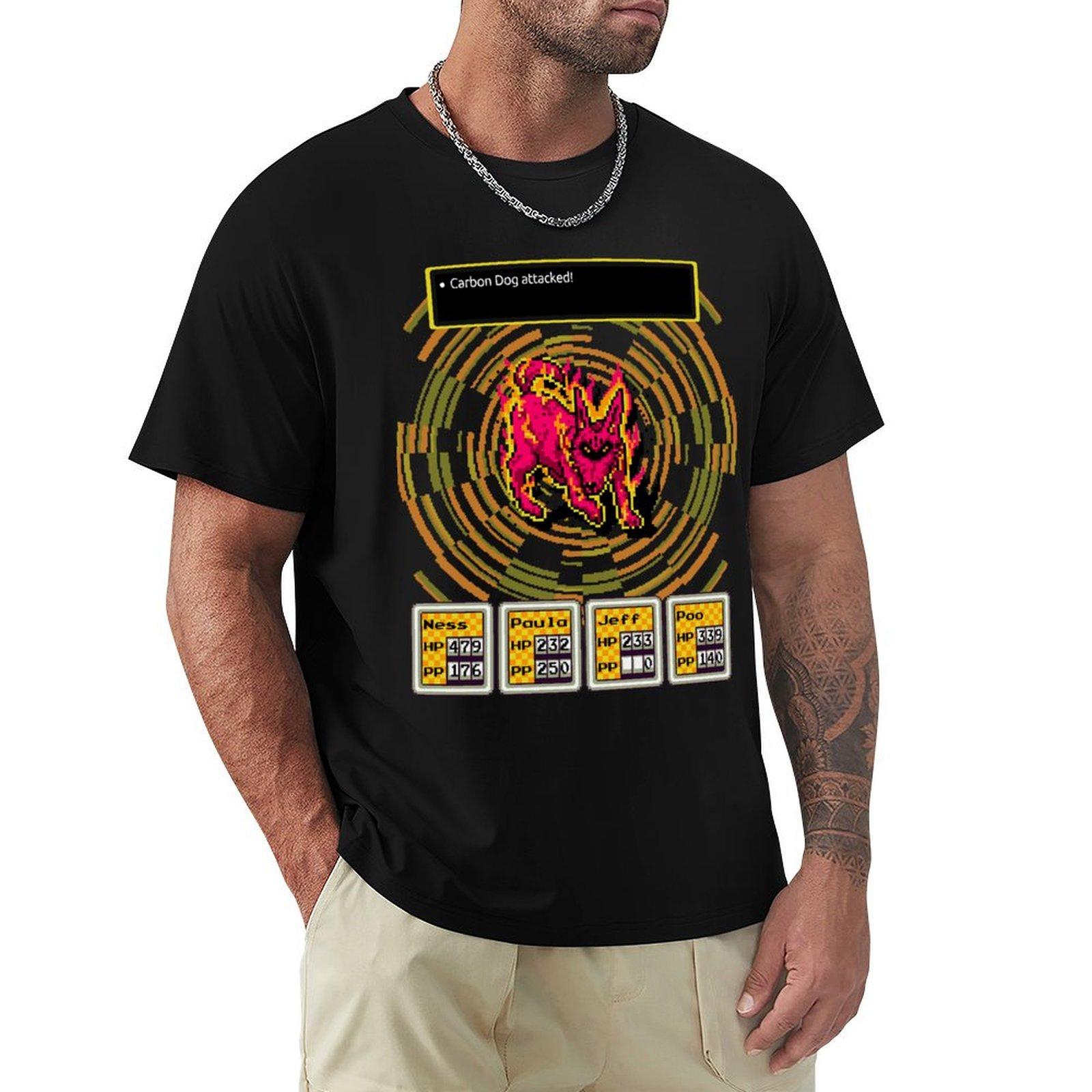 Earthbound - Carbon Dog T-Shirt customs design your own heavyweights mens fashion 4XL
Earthbound - Carbon Dog T-Shirt customs design your own heavyweights mens fashion 4XL