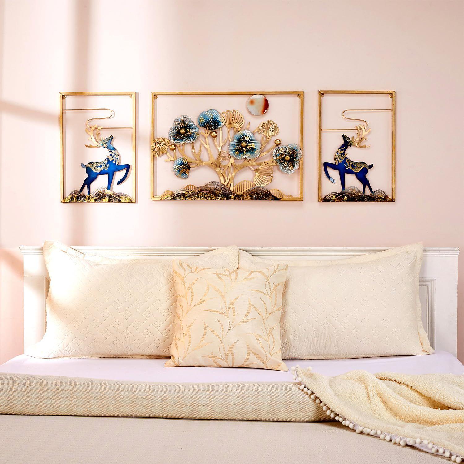 Leaves and Deer Metal Wall Décor | Nature-Inspired Iron Wall Hanging | Wall Hanging | Wall Décor | Easy Installation | 120 x 50 cm | Set of 3
Leaves and Deer Metal Wall Décor | Nature-Inspired Iron Wall Hanging | Wall Hanging | Wall Décor | Easy Installation | 120 x 50 cm | Set of 3