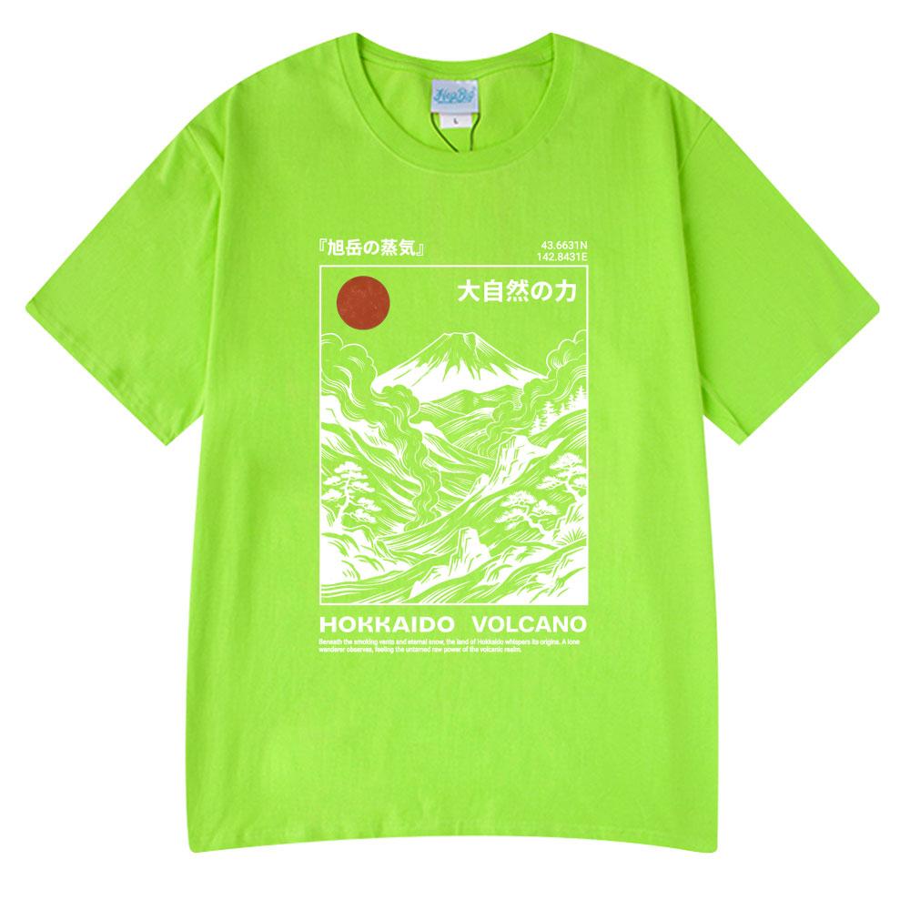 Hokkaido Volcano Illustration T-shirt Retro Okiyo-e Style Japanese Mountain Art TShirt Unisex Short Sleeve Cotton Casual Streetwear 4XL
Hokkaido Volcano Illustration T-shirt Retro Okiyo-e Style Japanese Mountain Art TShirt Unisex Short Sleeve Cotton Casual Streetwear 4XL