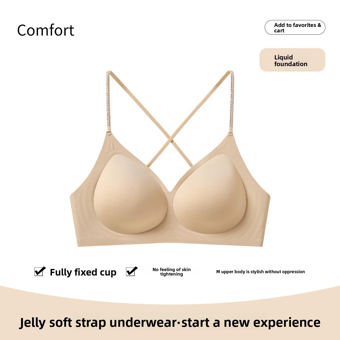 Women s Summer Thin Sexy Beauty Back Small Chest Gathered Invisible Cross Backless No Trace Underwear 38/85AB тілесний
Women s Summer Thin Sexy Beauty Back Small Chest Gathered Invisible Cross Backless No Trace Underwear 38/85AB тілесний
