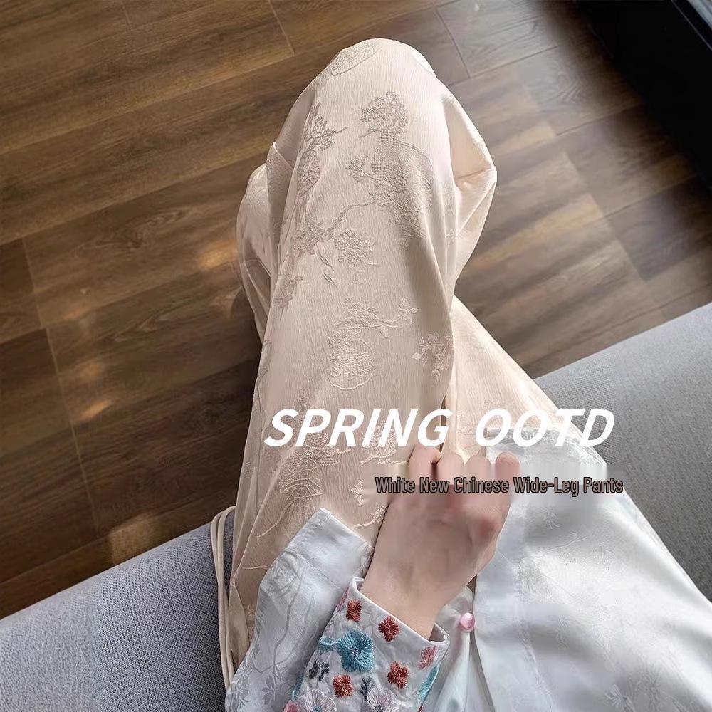 145cm New Chinese Style High-Waisted Wide-Leg Women s Spring Pants - Acetate National Trousers 2XL (Recommended 131-150 jin)
145cm New Chinese Style High-Waisted Wide-Leg Women s Spring Pants - Acetate National Trousers 2XL (Recommended 131-150 jin)