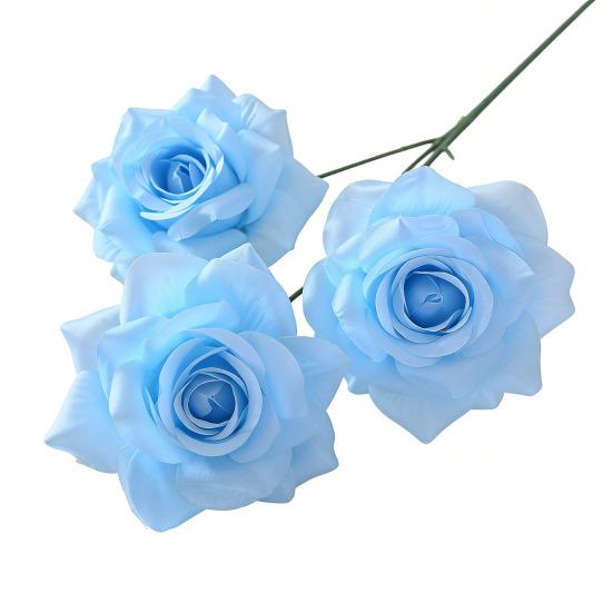 3 Heads Blooms Artificial Rose Flower Realistic Fake Rose Branch with Stem for Vase Table Centerpiece Home Wedding Party
3 Heads Blooms Artificial Rose Flower Realistic Fake Rose Branch with Stem for Vase Table Centerpiece Home Wedding Party