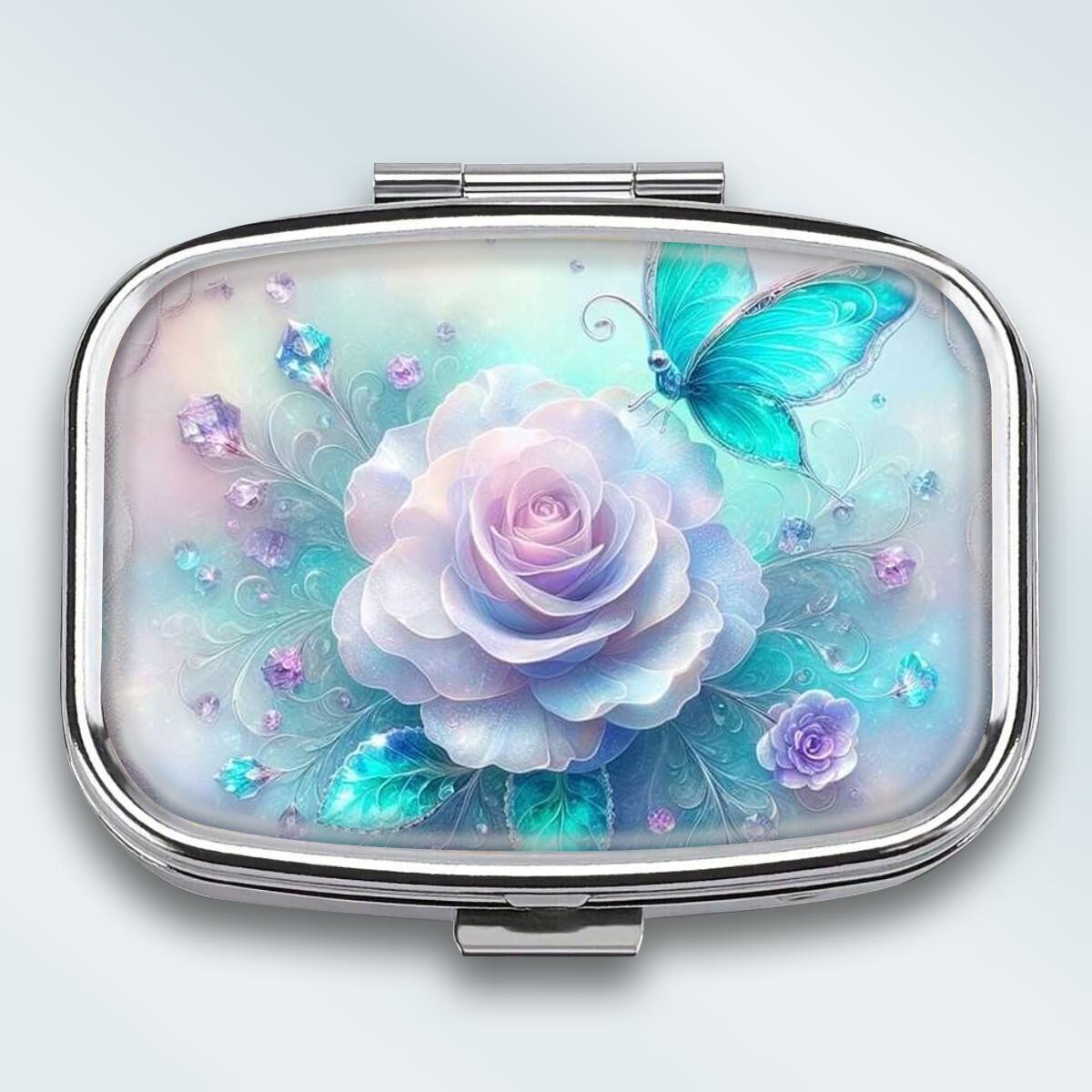 Portable Pill Box with 2 Compartments, Mini Metal Medicine Organizer Case, Cute Printed Pill Container for Vitamins, Pills, Jewelry, Travel, Daily Use разноцветный
Portable Pill Box with 2 Compartments, Mini Metal Medicine Organizer Case, Cute Printed Pill Container for Vitamins, Pills, Jewelry, Travel, Daily Use разноцветный