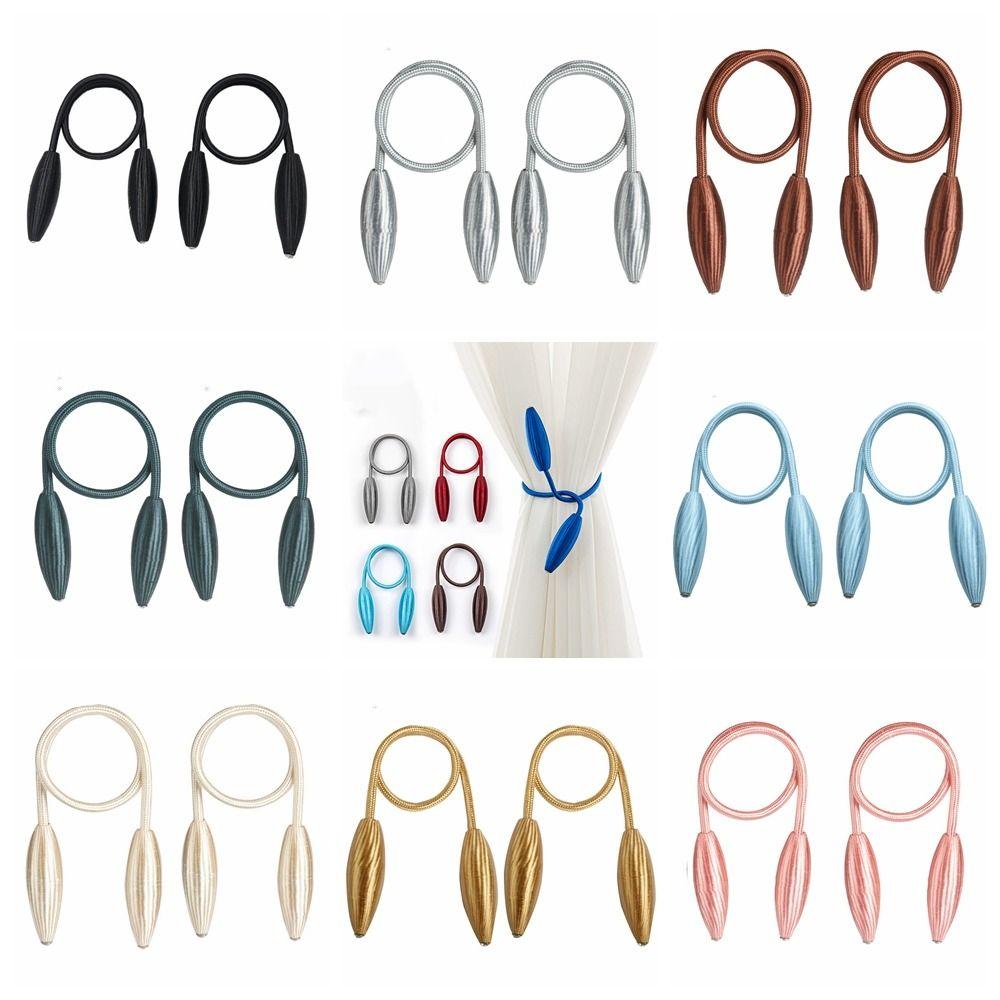 2pcs/set Strong Twist Curtain Tie Strap Adjust Curtain Buckle Straps Creative Curtain Accessoires кофейный
2pcs/set Strong Twist Curtain Tie Strap Adjust Curtain Buckle Straps Creative Curtain Accessoires кофейный