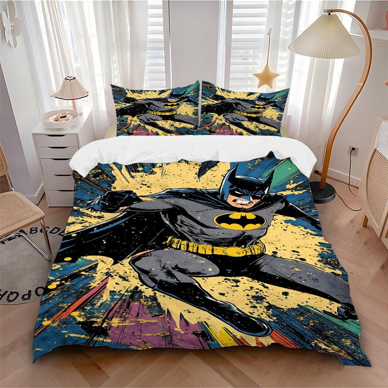 3pcs Cartoon Hero Bedding Set, Duvet Cover and Pillowcases Machine Washable Seasons all suitable, Design for Bedroom (No Filling)266 135x200cm
3pcs Cartoon Hero Bedding Set, Duvet Cover and Pillowcases Machine Washable Seasons all suitable, Design for Bedroom (No Filling)266 135x200cm