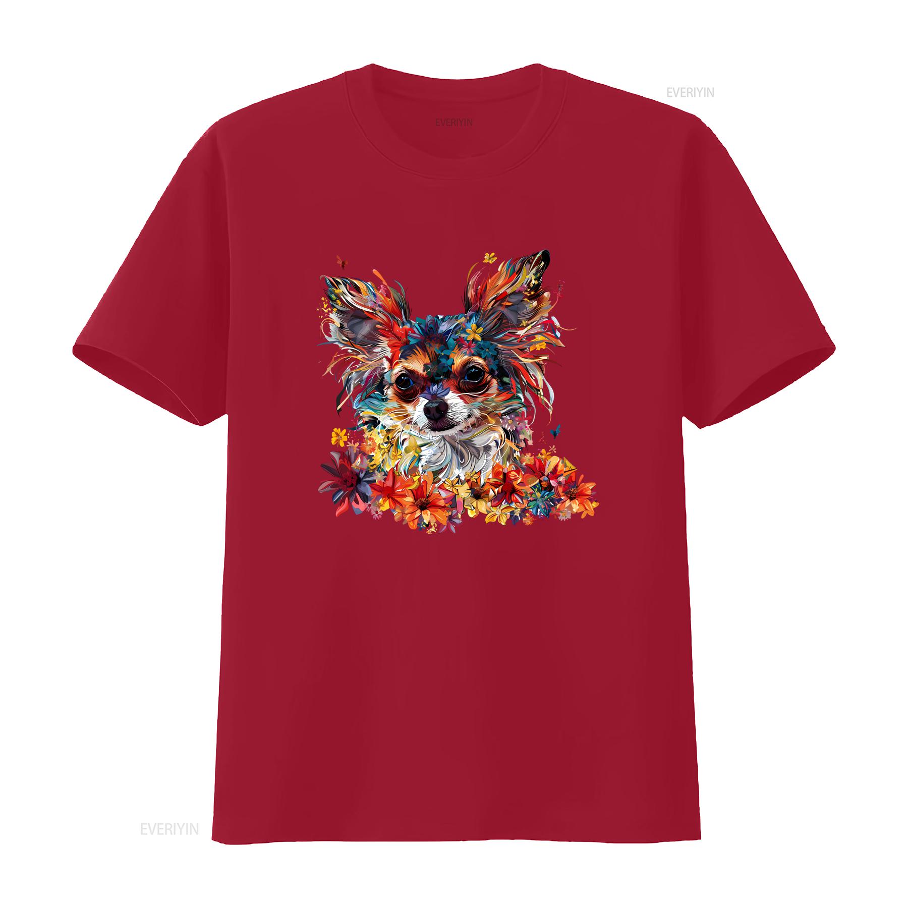 Floral Long Hair Chihuahua T Shirt Dog Mom Lover Owner vintage Washed Top For Everyday Wear graphic Comfortable fashion S
Floral Long Hair Chihuahua T Shirt Dog Mom Lover Owner vintage Washed Top For Everyday Wear graphic Comfortable fashion S