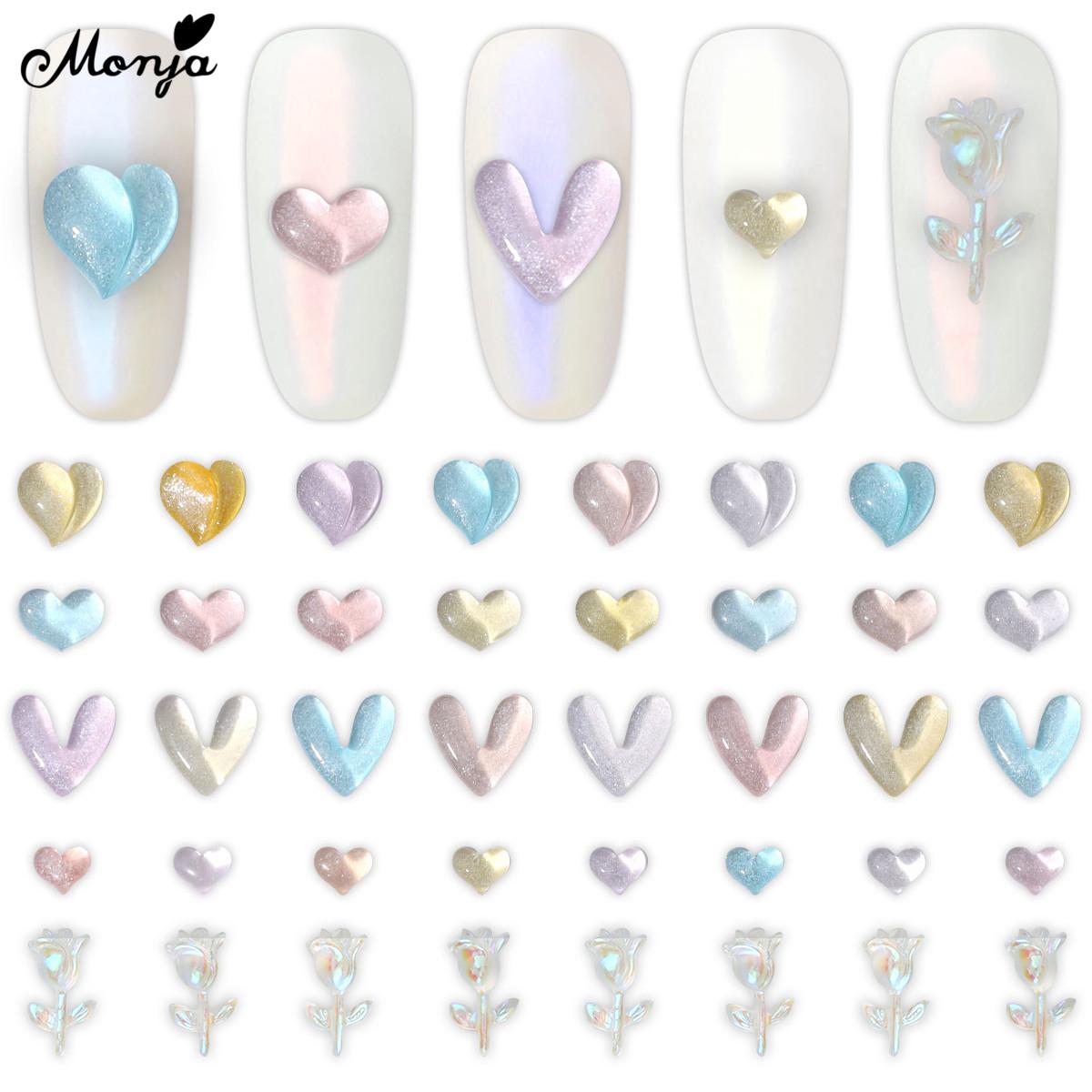 Monja 30 шт./упак. украшения для дизайна ногтей 3D Aurora Heart Bottom Peach Love Pattern плоские стразыКрасочный салон DIY маникюрные аксессуары
Monja 30 шт./упак. украшения для дизайна ногтей 3D Aurora Heart Bottom Peach Love Pattern плоские стразыКрасочный салон DIY маникюрные аксессуары