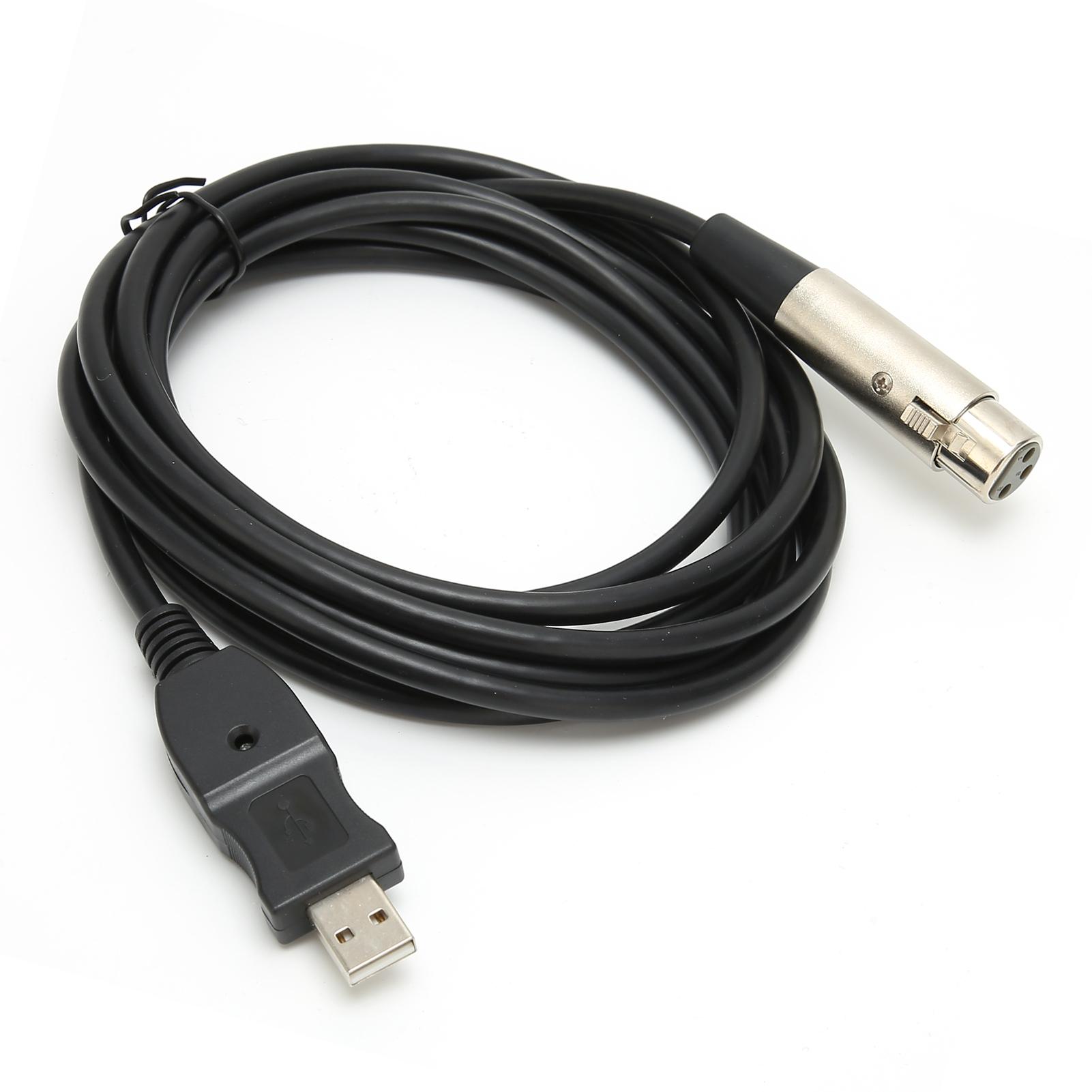 Adapter Cable USB Male to XLR Female 3 Meters Studio o Cable Connector Cords Adapter for
Adapter Cable USB Male to XLR Female 3 Meters Studio o Cable Connector Cords Adapter for