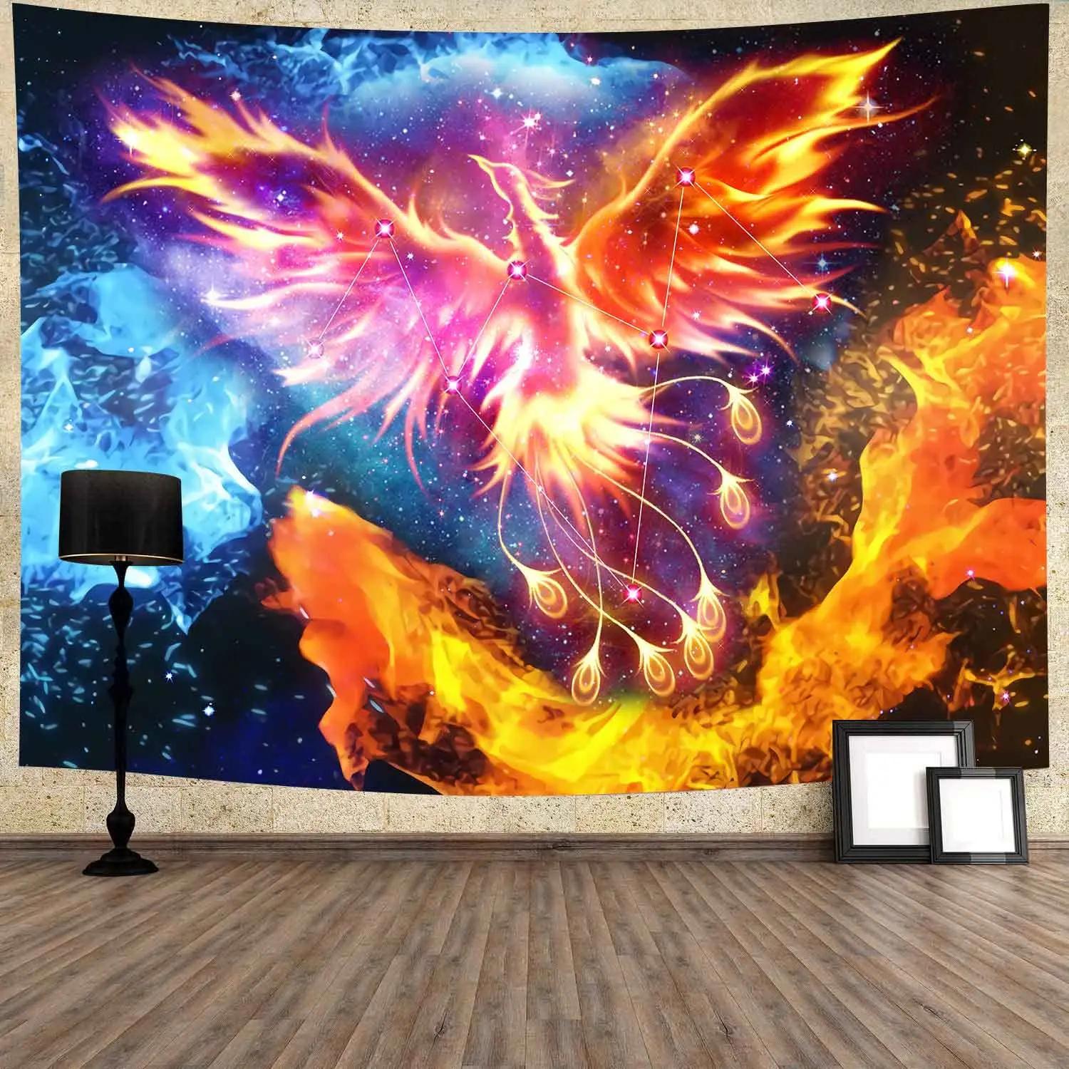 Fantasy Phoenix Bird Tapestry Red Anime Animal Hippie Tapestry Aesthetic Cool Tapestry Wall Hanging for Bedroom Dorm Home Decor 74x94cm(29x37in)
Fantasy Phoenix Bird Tapestry Red Anime Animal Hippie Tapestry Aesthetic Cool Tapestry Wall Hanging for Bedroom Dorm Home Decor 74x94cm(29x37in)