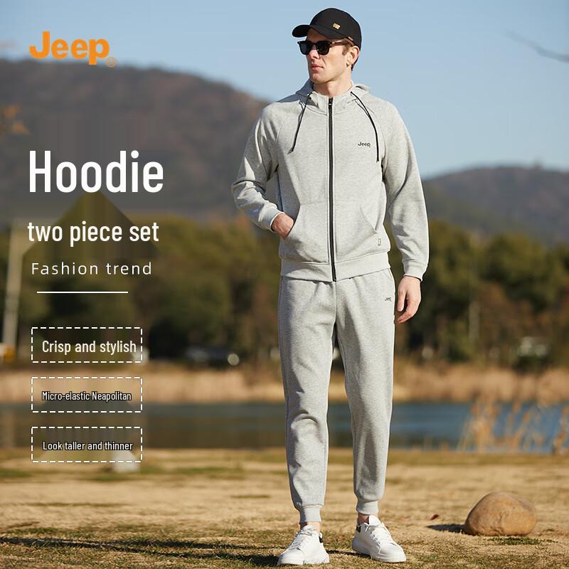 JEEP Men s Hooded Zipper Sweatshirt & Casual Pants Set M
JEEP Men s Hooded Zipper Sweatshirt & Casual Pants Set M