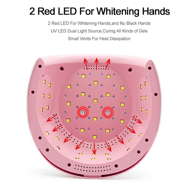 High Quality Fast 84w Nail Dryer U1 Uv Led Lamp Nails Tools For All Gel Nail Polish EU білий
High Quality Fast 84w Nail Dryer U1 Uv Led Lamp Nails Tools For All Gel Nail Polish EU білий