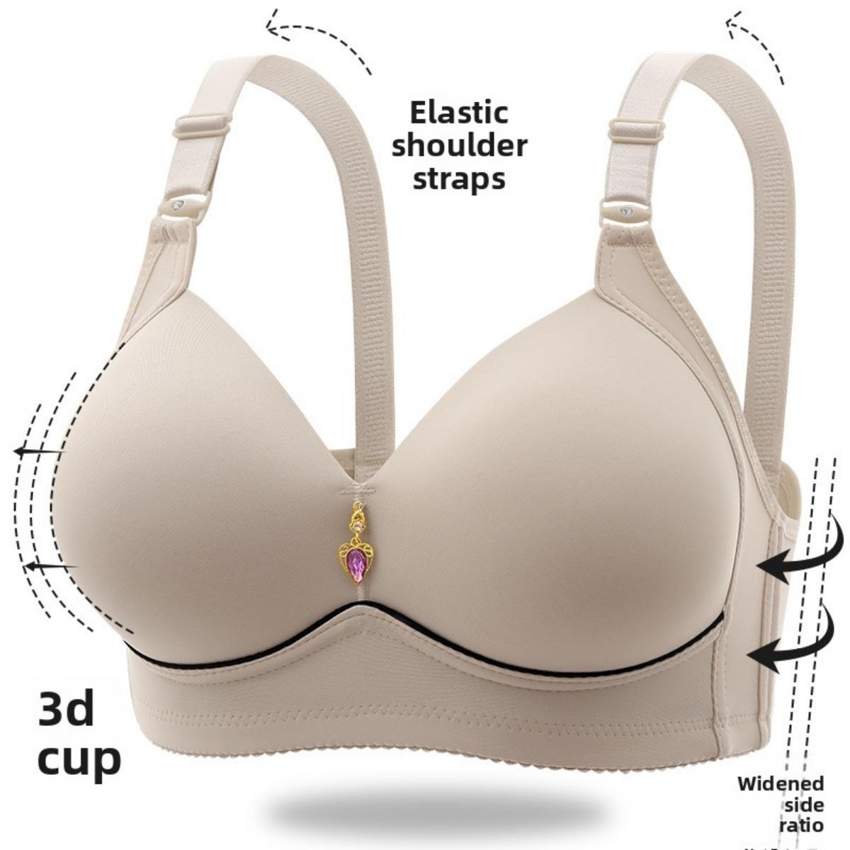 Ladies Adjustable Shoulder Strap Solid Color Bra - Soft and Breathable, Built In Pad Design Comfortable and Close Fitting, All Season Elegant 36/80 тілесний
Ladies Adjustable Shoulder Strap Solid Color Bra - Soft and Breathable, Built In Pad Design Comfortable and Close Fitting, All Season Elegant 36/80 тілесний