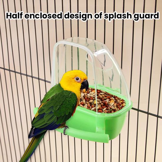 Birds Cage Hanging Feeding Cup No Mess Birds Feeder Box Plastic Food Water Dispenser Bowl for Parrot Cockatiel Small Birds
Birds Cage Hanging Feeding Cup No Mess Birds Feeder Box Plastic Food Water Dispenser Bowl for Parrot Cockatiel Small Birds