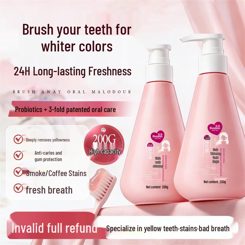 Wuyang Probiotic Baking Soda Toothpaste
Wuyang Probiotic Baking Soda Toothpaste