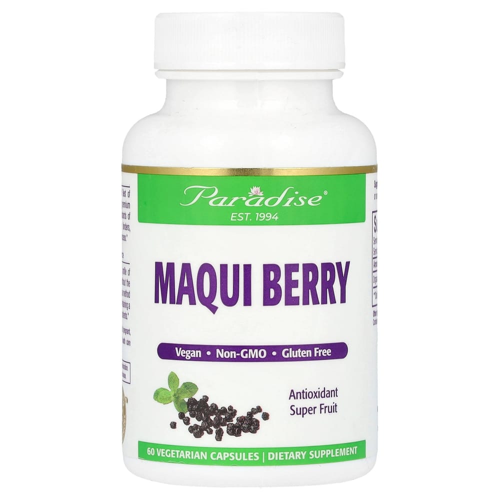 Paradise Herbs Maqui Berry Vegetable Capsules, 60 Counts 1 ea - 60 ea
Paradise Herbs Maqui Berry Vegetable Capsules, 60 Counts 1 ea - 60 ea