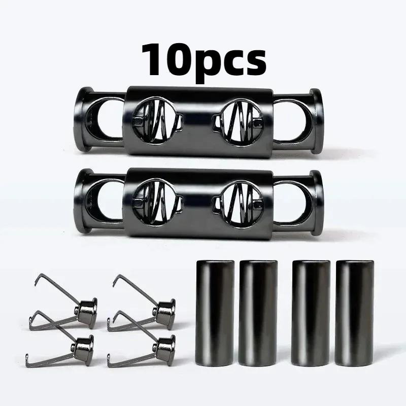 10Pcs Metal Double Hole Head Spring Buckle Cord Lock Elastic Adjustment Shoelace Buckles Tightening Fasteners Locks Sewing Tools
10Pcs Metal Double Hole Head Spring Buckle Cord Lock Elastic Adjustment Shoelace Buckles Tightening Fasteners Locks Sewing Tools