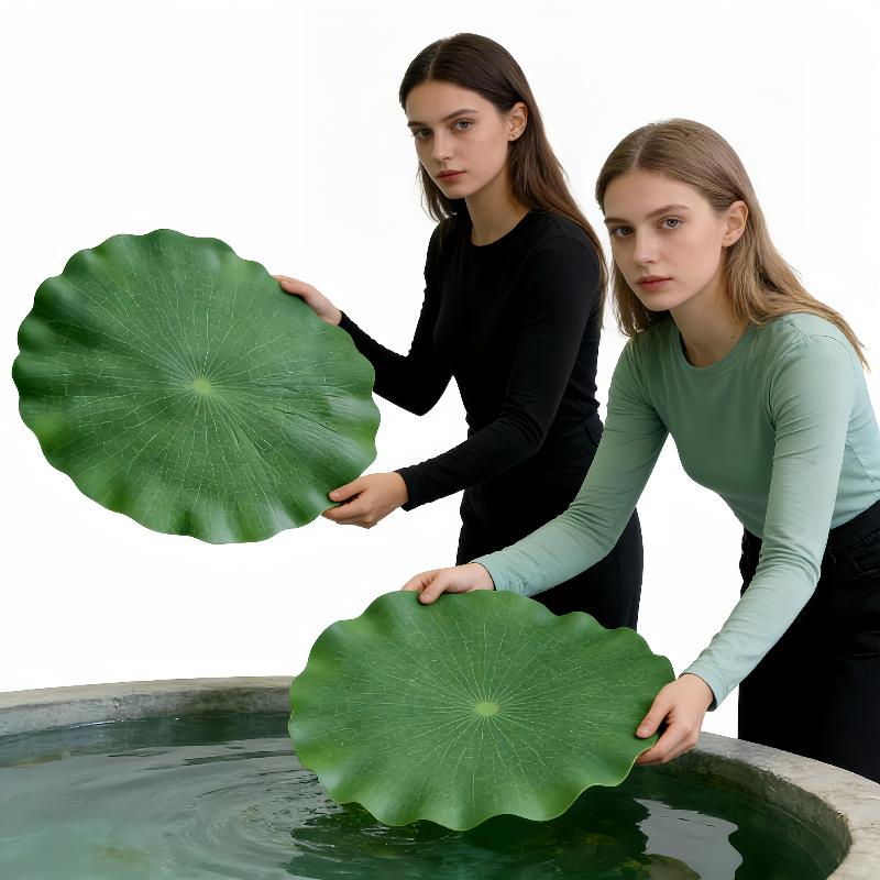 2pcs Large Silk Lotus Leaves Floating Lily Pads for Pond Pool and Garden Decor 2pcs pack зелений
2pcs Large Silk Lotus Leaves Floating Lily Pads for Pond Pool and Garden Decor 2pcs pack зелений