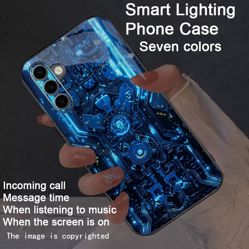 Mechanical Gear Flash Led Device For Samsung Galaxy S25 S24 S22 Plus S20 FE S23 Ultra A15 A55 A35 A36 Luminous Glass Phone Case A36 5G
Mechanical Gear Flash Led Device For Samsung Galaxy S25 S24 S22 Plus S20 FE S23 Ultra A15 A55 A35 A36 Luminous Glass Phone Case A36 5G