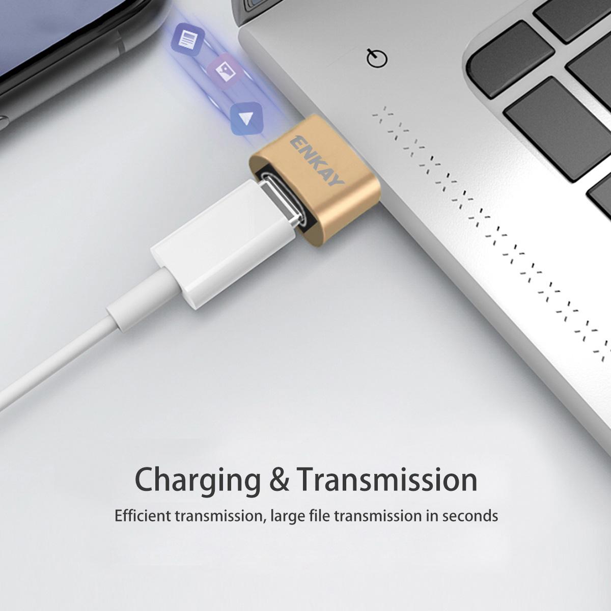 ENKAY HAT PRINCE ENK-AT105 USB Male to Type-C Female Adapter Connector Support Fast Charge Data Transfer Red
ENKAY HAT PRINCE ENK-AT105 USB Male to Type-C Female Adapter Connector Support Fast Charge Data Transfer Red