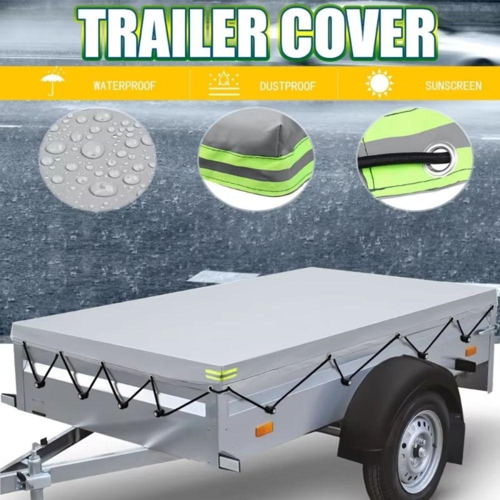 Universal Truck Canopy Dustproof Trailer Protective Cover Trailer Supplies 211*116*8cm сірий
Universal Truck Canopy Dustproof Trailer Protective Cover Trailer Supplies 211*116*8cm сірий