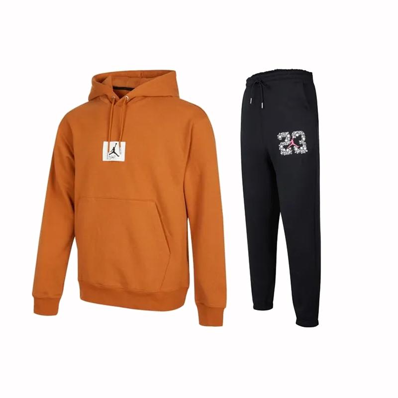 Jordan Простой толстовка с длинными рукавами и капюшоном, напечатанный логотип, флисовые спортивные штаны с манжетами и завязками, повседневный спортивный комплект DA9817-241+-DJ0192-010 L
Jordan Простой толстовка с длинными рукавами и капюшоном, напечатанный логотип, флисовые спортивные штаны с манжетами и завязками, повседневный спортивный комплект DA9817-241+-DJ0192-010 L