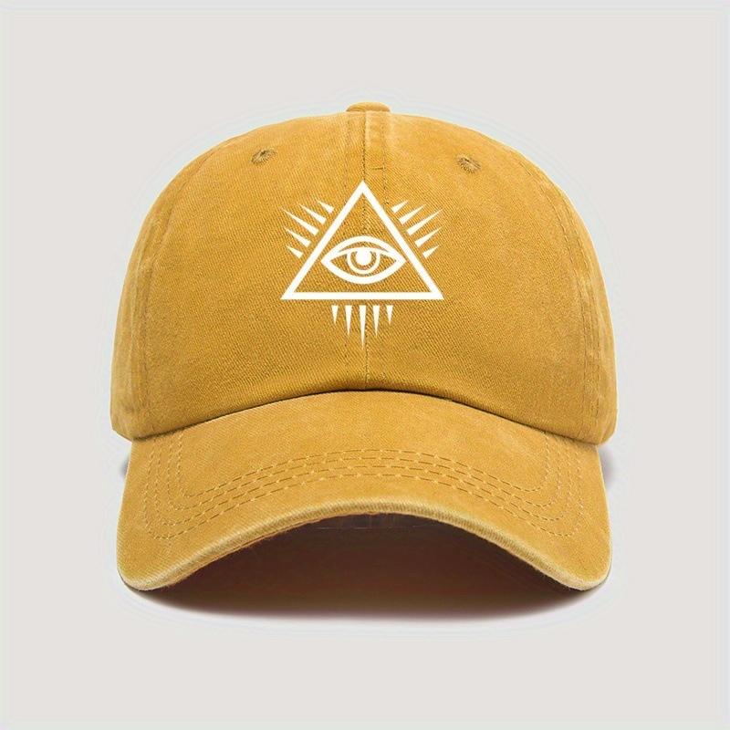 Retro Style Baseball Cap with Eyes Symbol Design Adjustable Fashion Hat жовтий
Retro Style Baseball Cap with Eyes Symbol Design Adjustable Fashion Hat жовтий