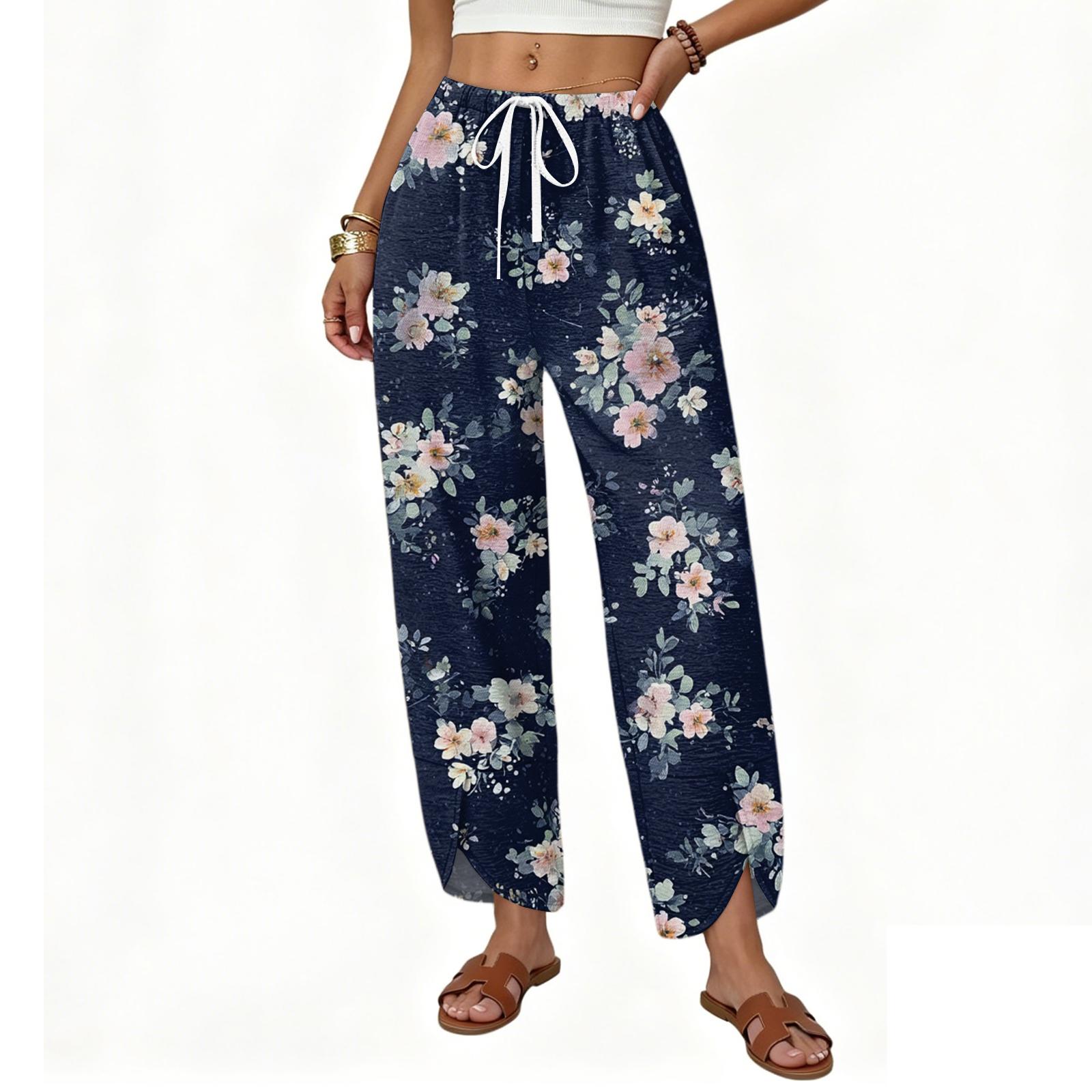 Women’s Relaxed Fit Wide Leg Drawstring Printed Long Pants Casual Straight Trousers Lightweight Comfortable Design S синий
Women’s Relaxed Fit Wide Leg Drawstring Printed Long Pants Casual Straight Trousers Lightweight Comfortable Design S синий