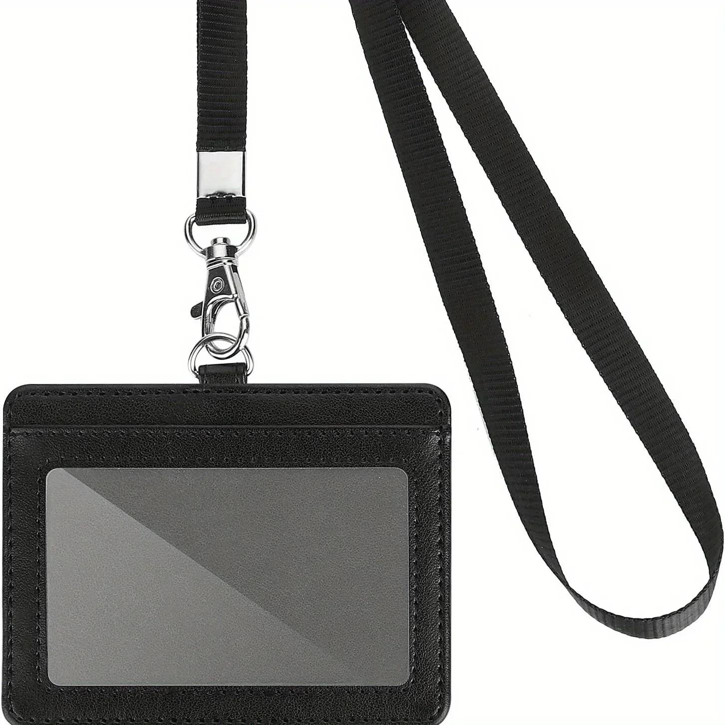 Simple Worker Card Holder Black Color Lanyards Id Badge Holder Solid Color Retractable ID Card Holder Office Supplies
Simple Worker Card Holder Black Color Lanyards Id Badge Holder Solid Color Retractable ID Card Holder Office Supplies