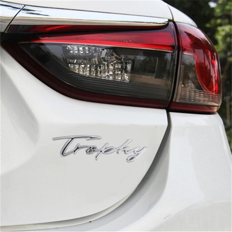 TROPHY Letter Aluminum Alloy Label Decor Self Adhesive Car Decal Sticker SUV Decoration Silver
TROPHY Letter Aluminum Alloy Label Decor Self Adhesive Car Decal Sticker SUV Decoration Silver