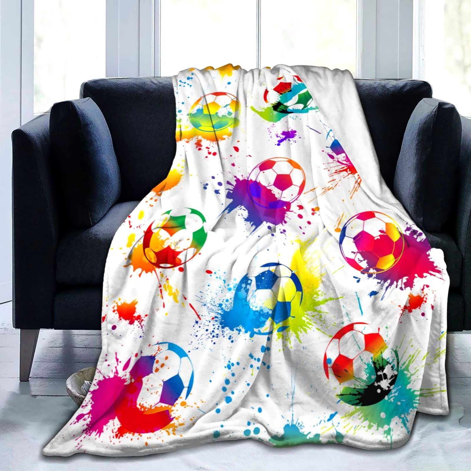 Football theme Printed Blanket for Sofa Bed Travel Camping Living Room Office Conditioning Blanket for All Seasons Gifts 75x90cm
Football theme Printed Blanket for Sofa Bed Travel Camping Living Room Office Conditioning Blanket for All Seasons Gifts 75x90cm