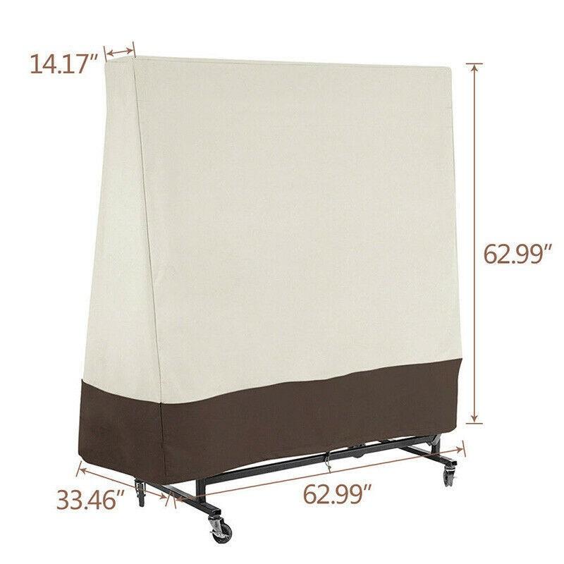 For Ping Pong Outdoor Table Dust Covers Protector 210D Heavy Duty Waterproof UV Resistant Tennis PingPong Table Storage Cover 36x85x160CM
For Ping Pong Outdoor Table Dust Covers Protector 210D Heavy Duty Waterproof UV Resistant Tennis PingPong Table Storage Cover 36x85x160CM